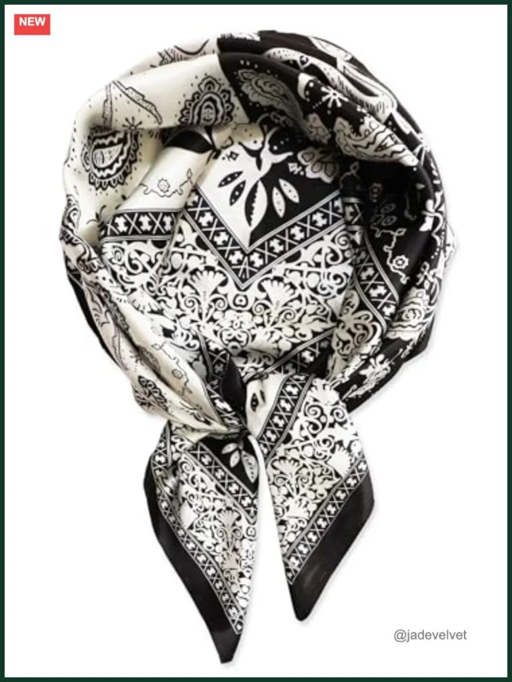 Satin Head Scarf for Women Silk Like Hair Wrap Square Bandana 35x35